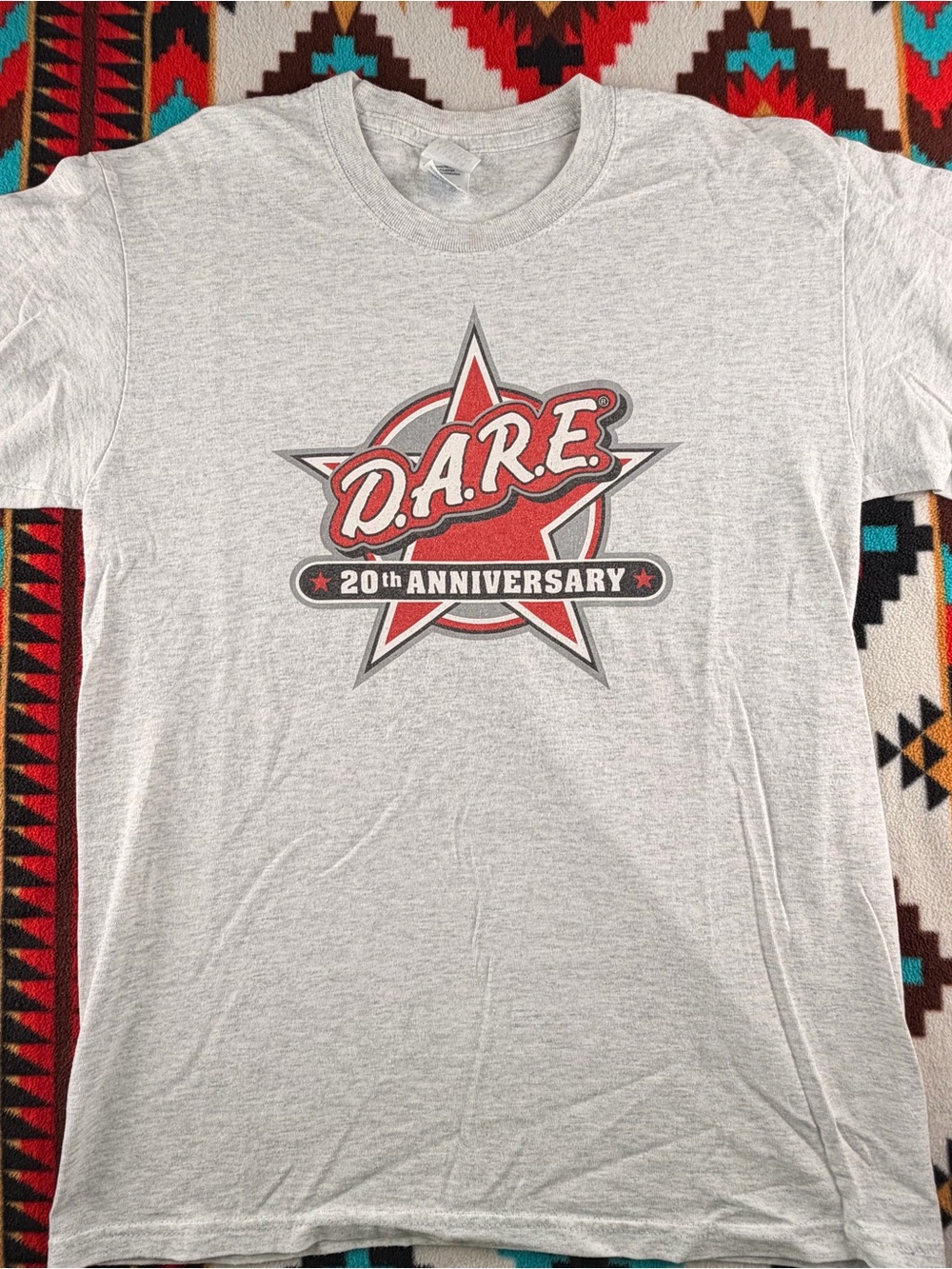 Vintage D.A.R.E. 20th Anniversary Sheriff T-Shirt Medium